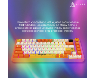 Ajazz AK820 MAX Avocado Switch Orange White RGB z ekranem - 1536369 - zdjęcie 15